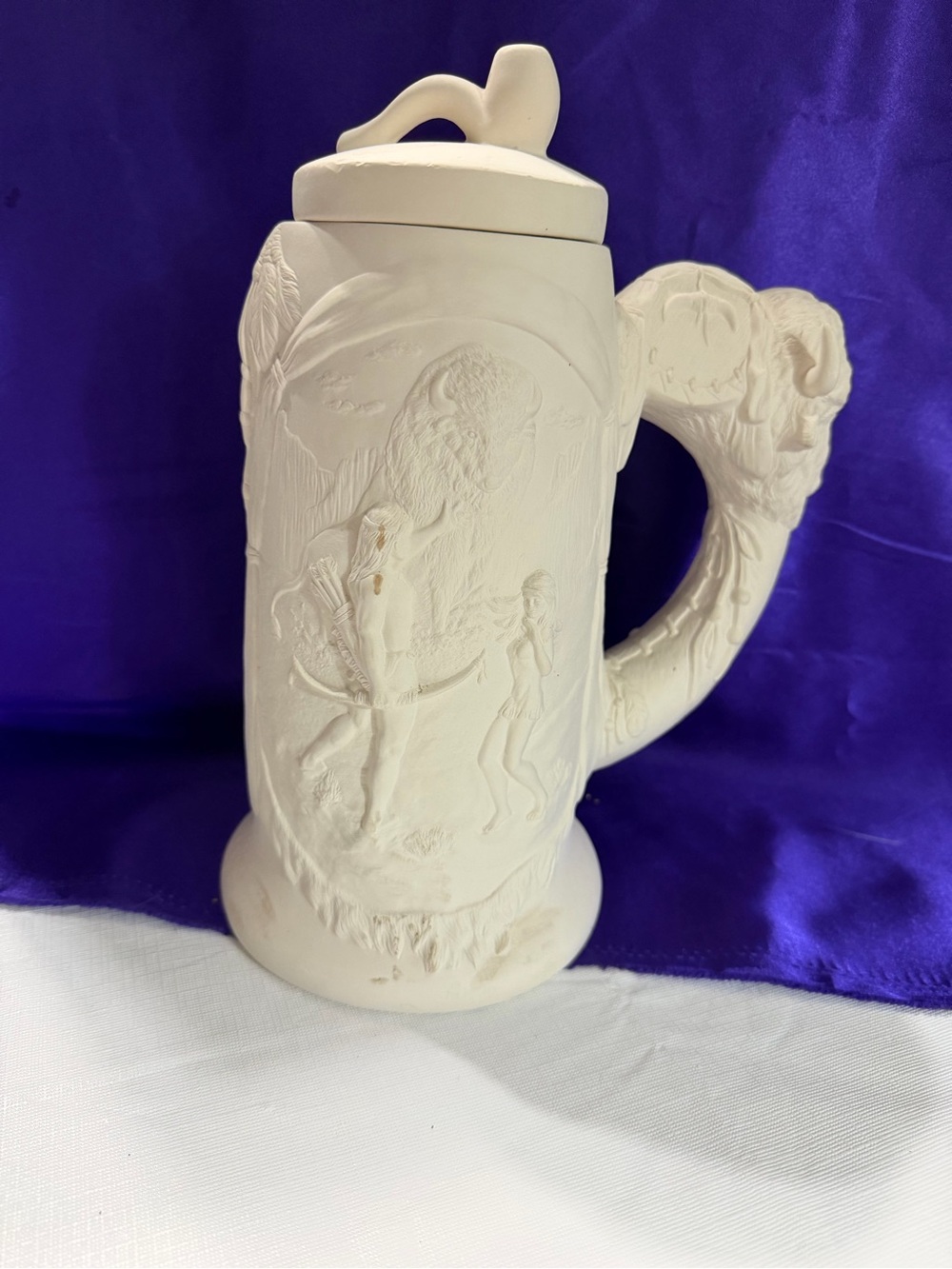 Ceramic Beer Stein with Lid